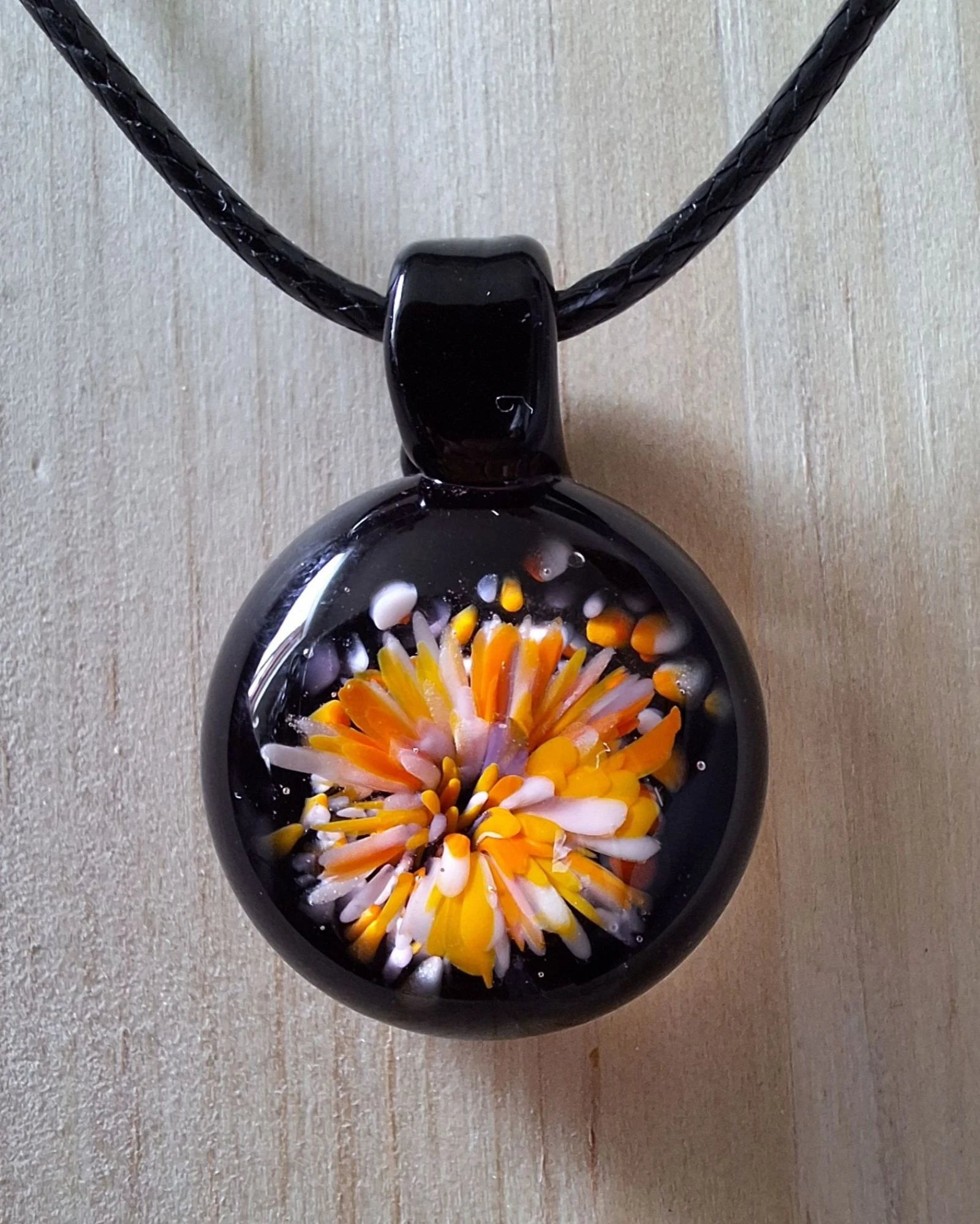 Handgemaakte lampwork glas hanger